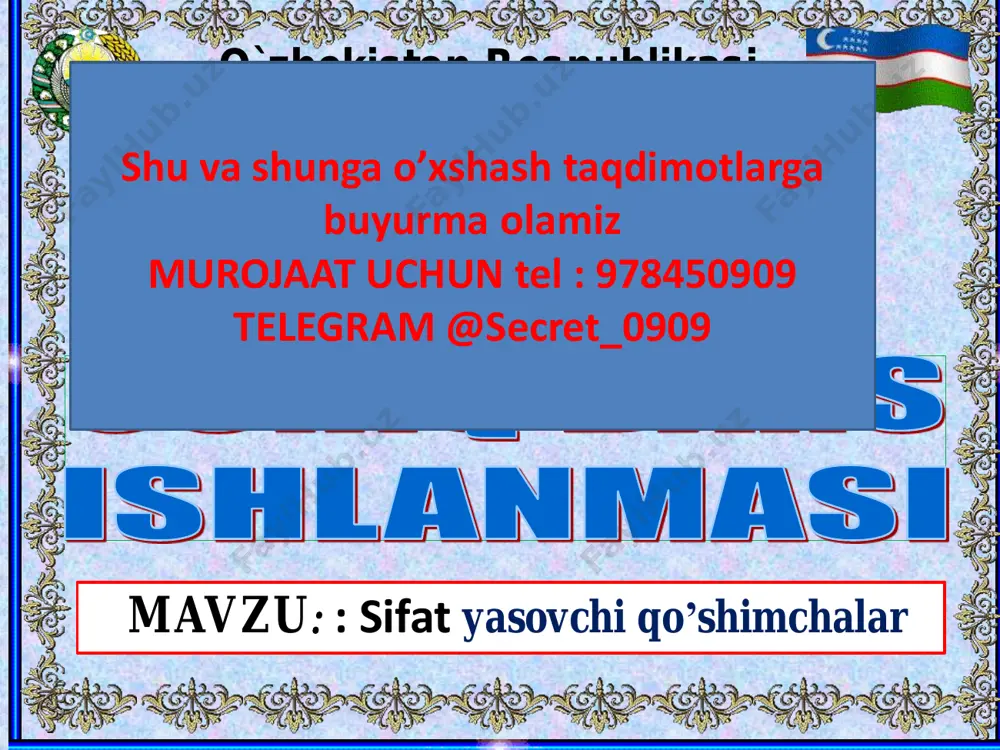 3_sinf_ona-tili_fanidan_sifat_yasovchi_qo'shimchalar — PDF