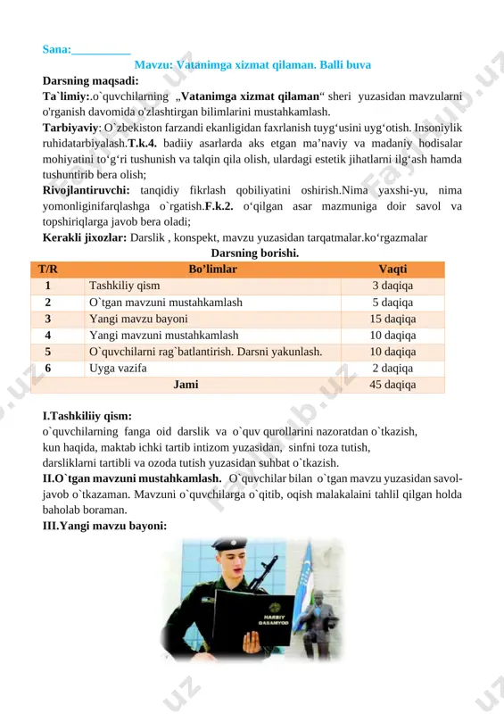 3-sinf o'qish iii-chorak — DOCX