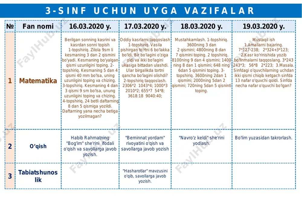 3-sinf-uyga-vazifalar — PDF