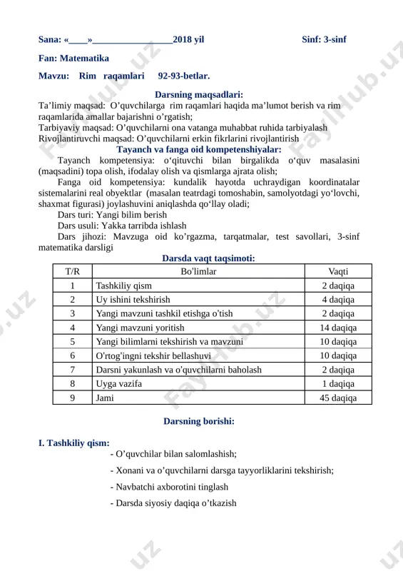 rim_raqamlari_3_sinf — DOCX