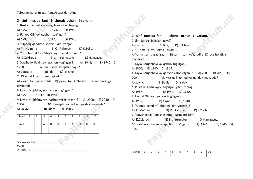 musiqa_fanidan_testlar_3_sinf_1 — DOCX