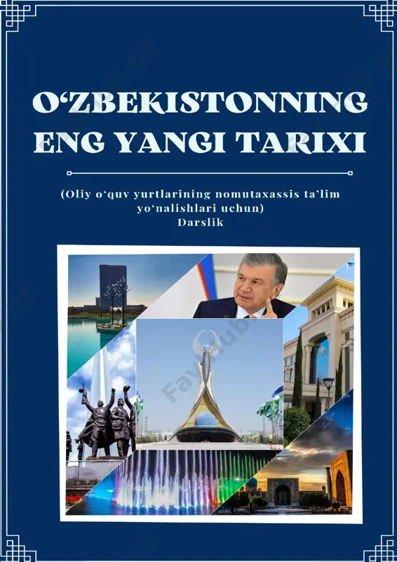 o'zbekistonning eng yangi tarixi darslik 2022 1 — PDF