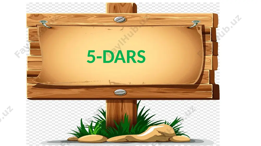 ona tili 5dars.. — PPTX
