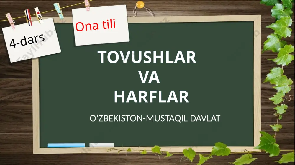 4-dars ona tili 2 — PPTX