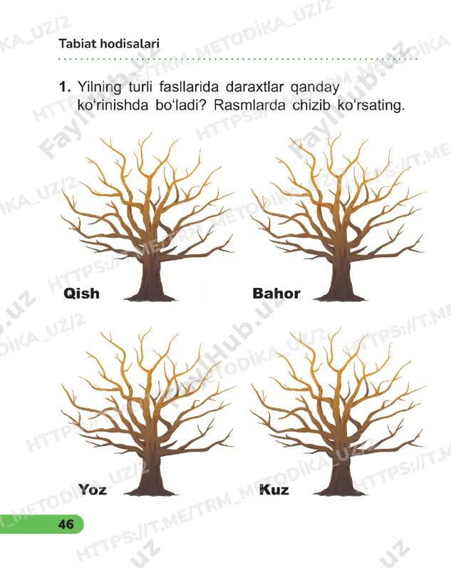 tabiiy fanlar 2sinf daftar 21-22 dars — PDF