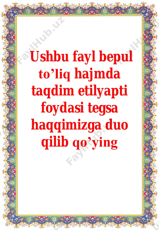 2 sinf tarbiya yillik ko'rgazmalar — PDF