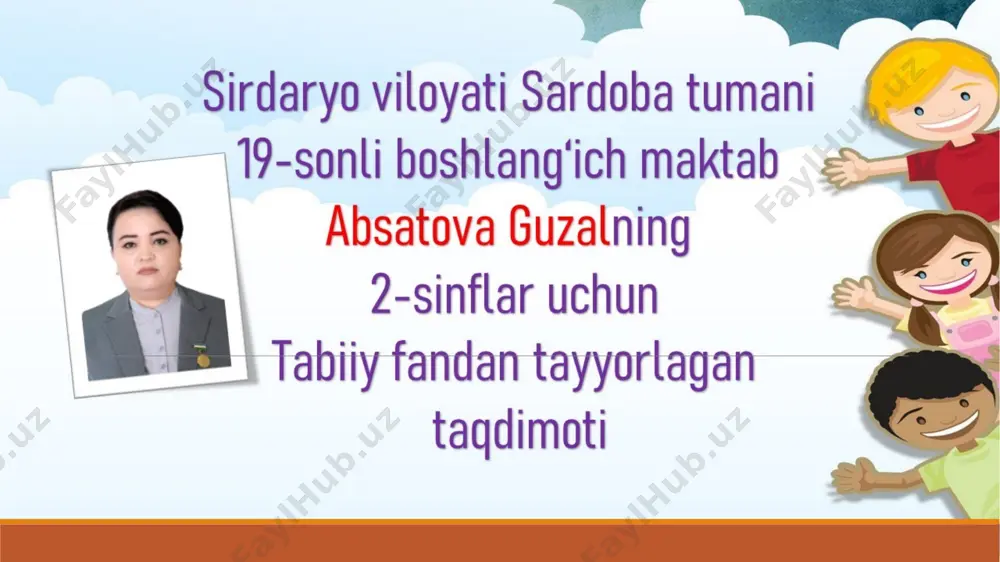 tabiatdagi hamma narsa bir-biriga bog‘liq. absatova guzal — PPTX