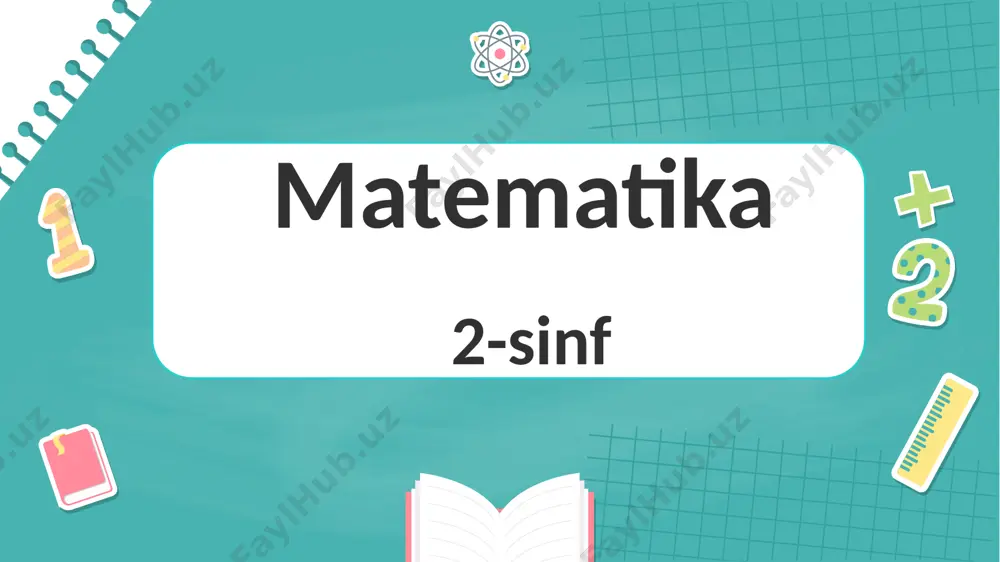 2-sinf matematika 7-bob 4-dars 144-bet — PPTX