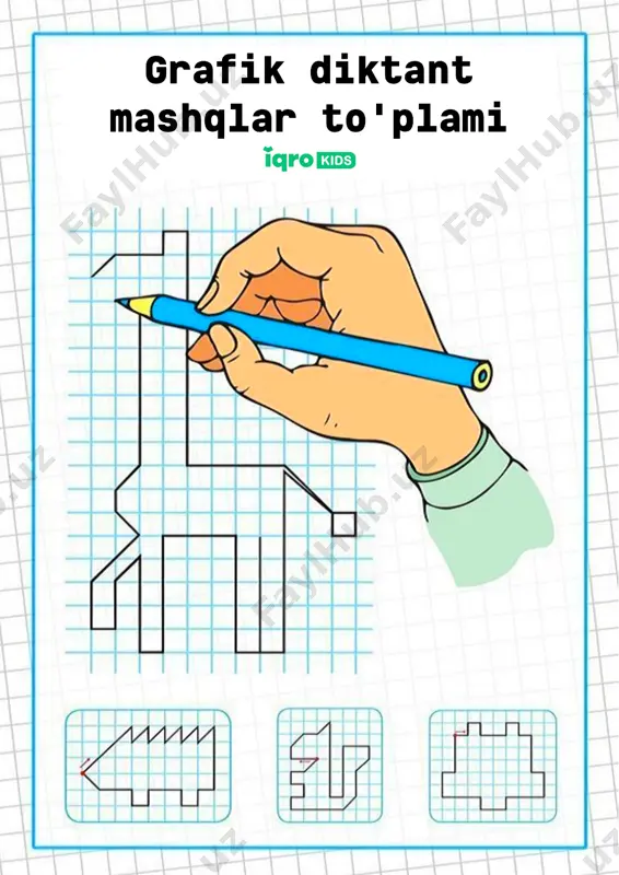 grafik diktant mashqlar to'plami — PDF