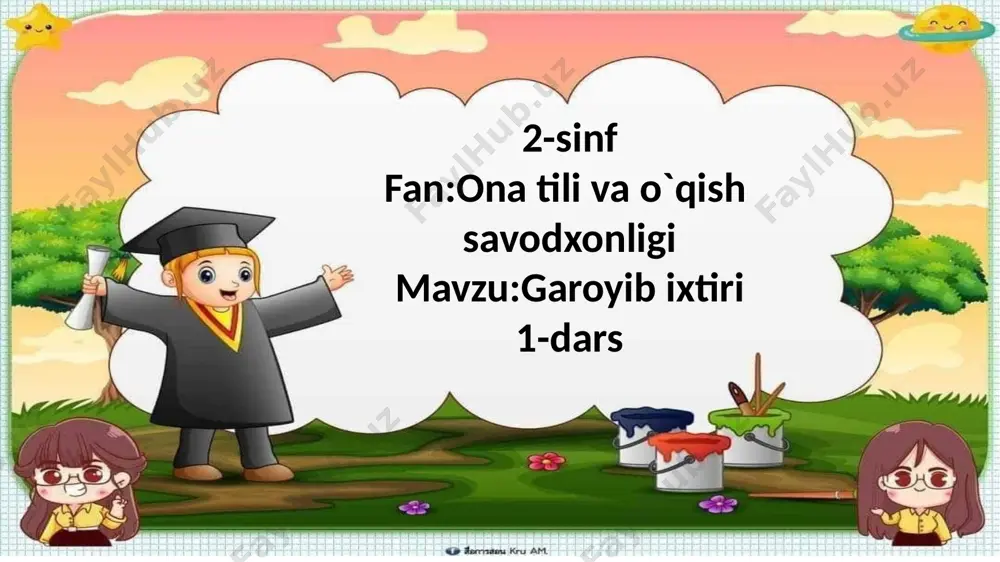 2-sinf.g`aroyib ixtiro.1-dars — PPTX