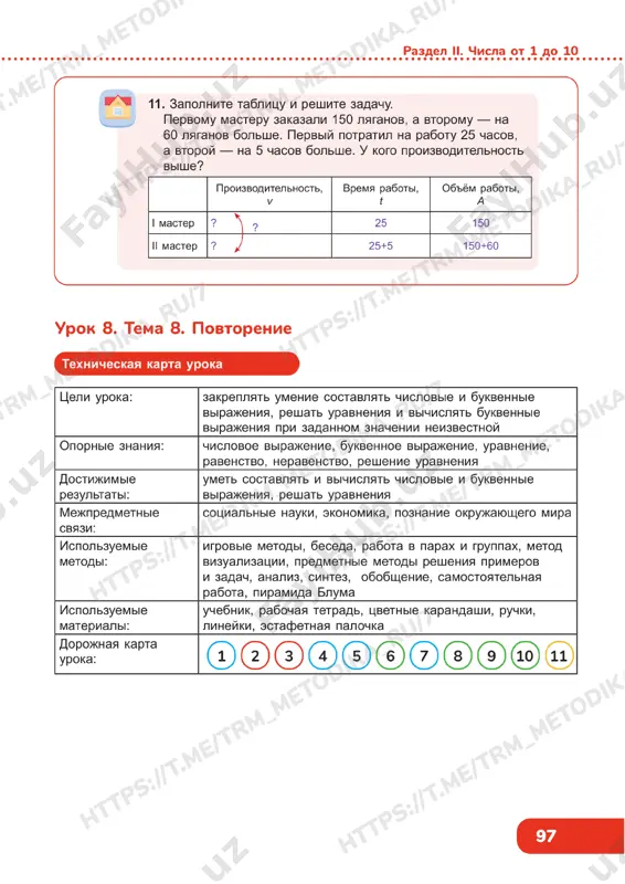 matematika 4 klass 1 chast uroki 8 — PDF