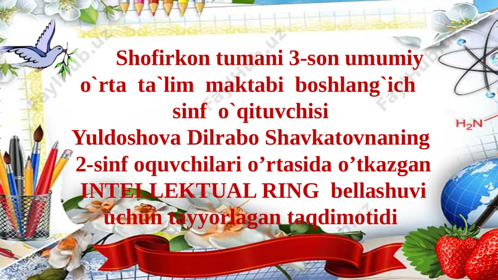 2-sinf intelektual ring — PPTX