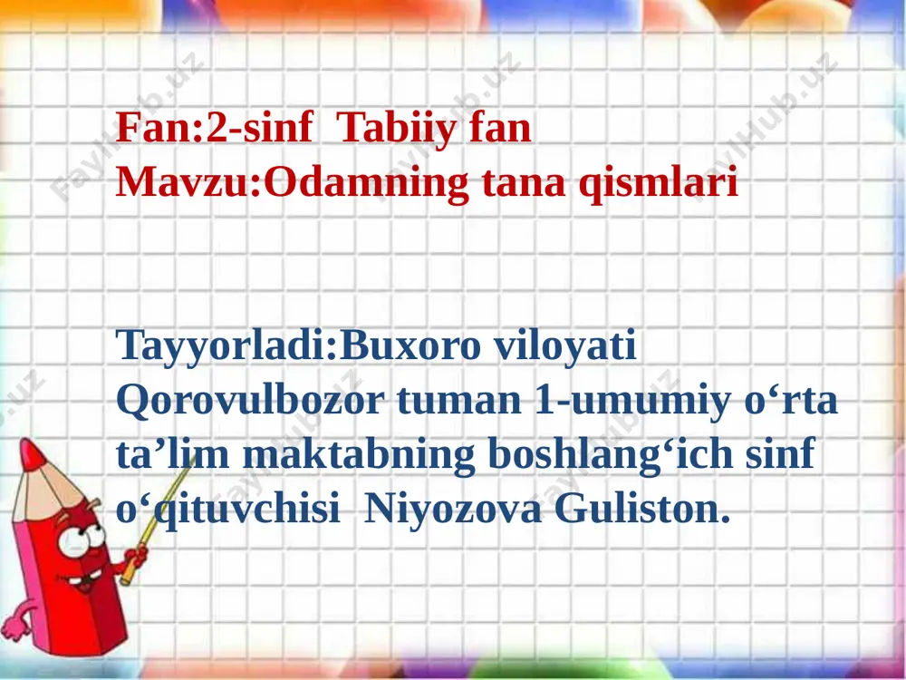2-sinf tabiiy fan — PPTX
