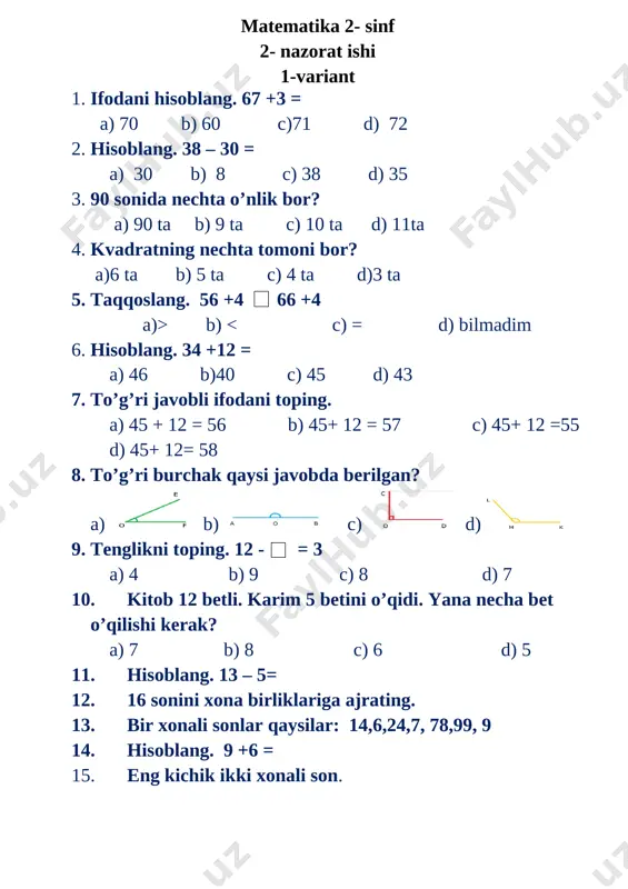 matematika_va_ona_tili_o'qish_savodxonlik_test_1_chorak_yakuniy — DOCX