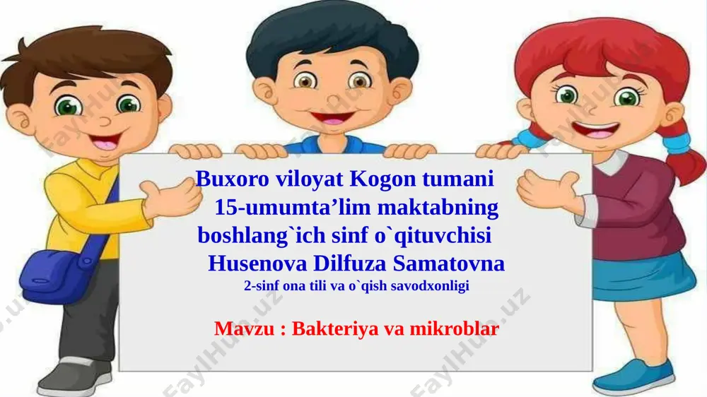 17.11.2022-yil 2-sinf ona tili va o`qish savodxonligi — PPTX