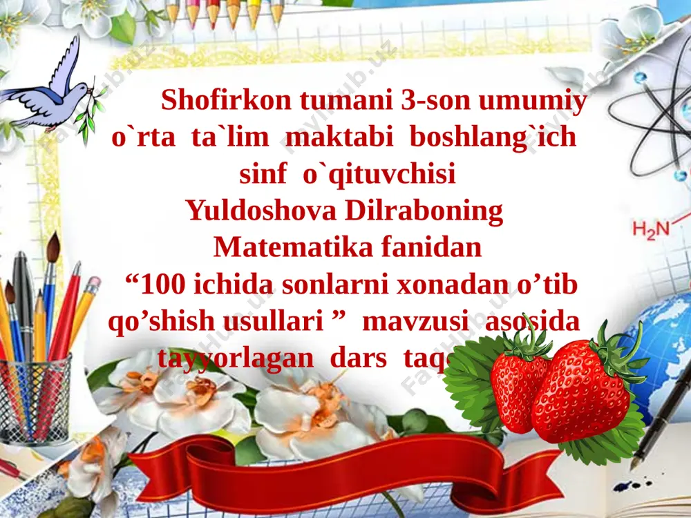 2- sinf matematika — PPTX