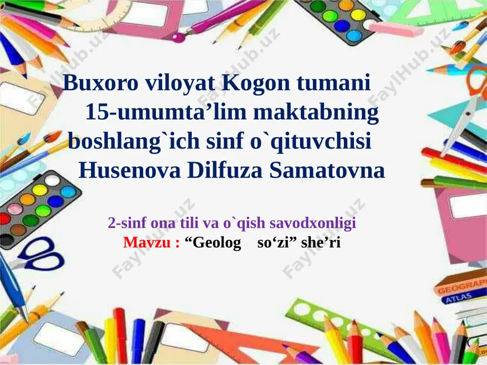 27.10.2022-yil 2-sinf ona tili va o`qish savodxonligi — PPTX