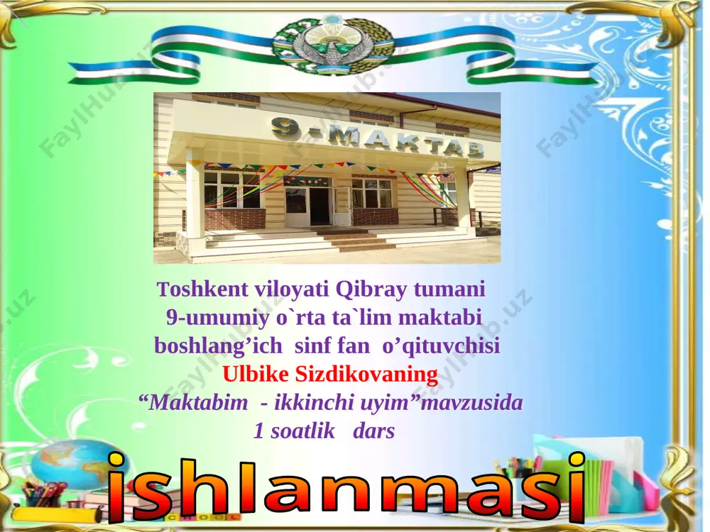 2-sinf maktab — PPTX