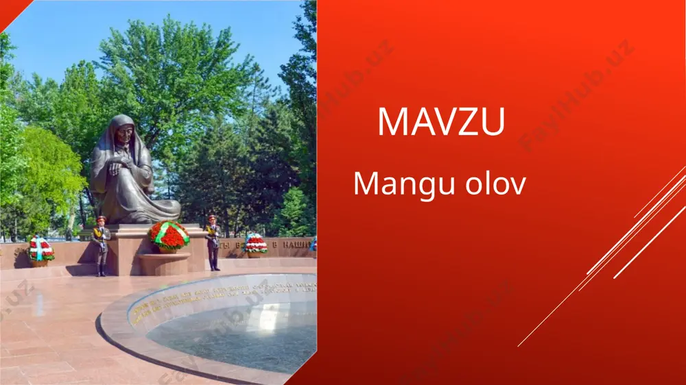 4 - sinf mavzu.mangu olov she'riga slayd — PPTX