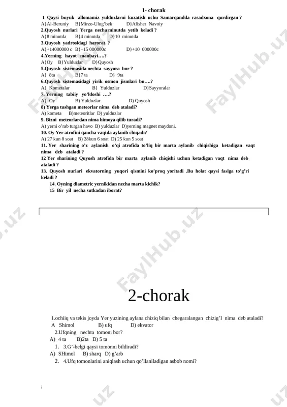 4 - sinftabiatshunoslik — DOCX