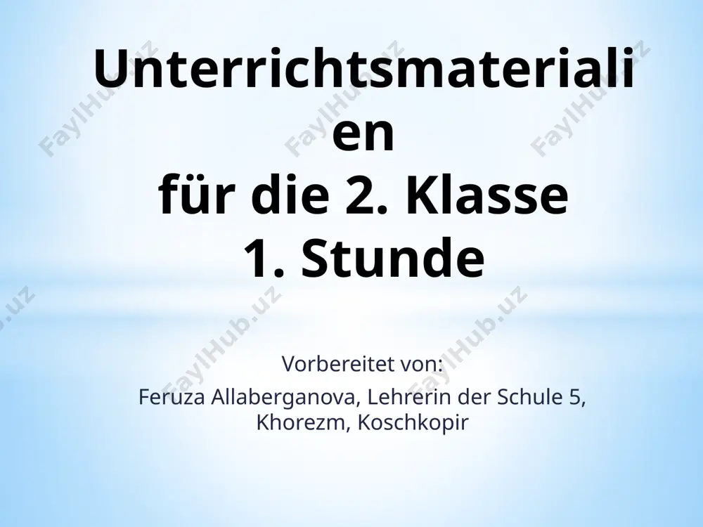 das ist deutsch — PPTX