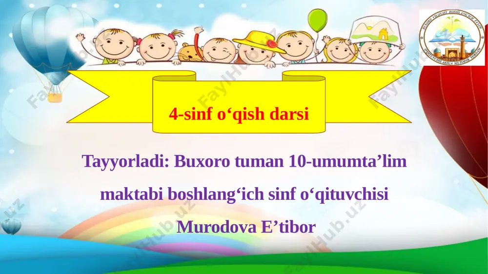 4_sinf_o'qish_mavzu_tinchlik_qushi_haqida_men_o'qigan_she'r — PPTX