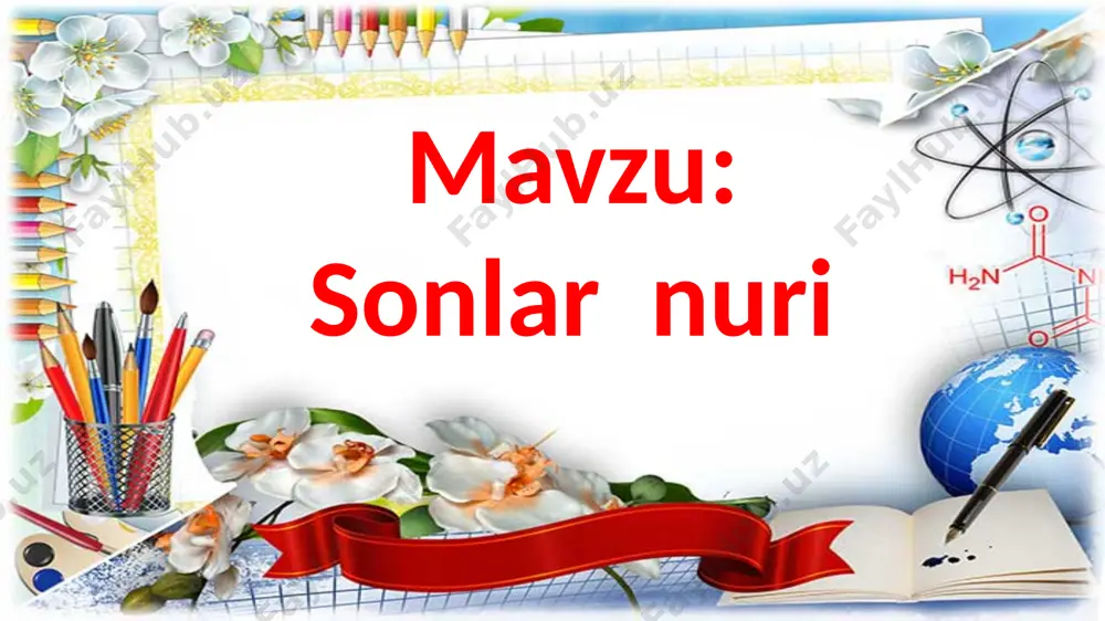 sonlar nuri — PPTX