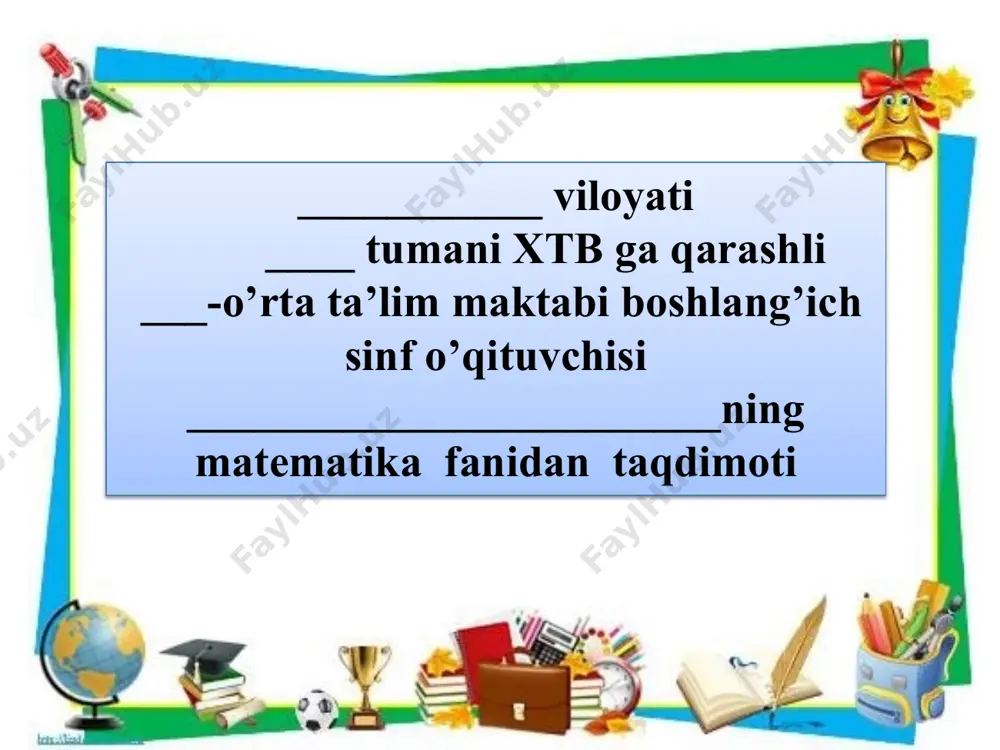 4_sin_3_chorak_matematika o'nli kasrlar(2) — PDF