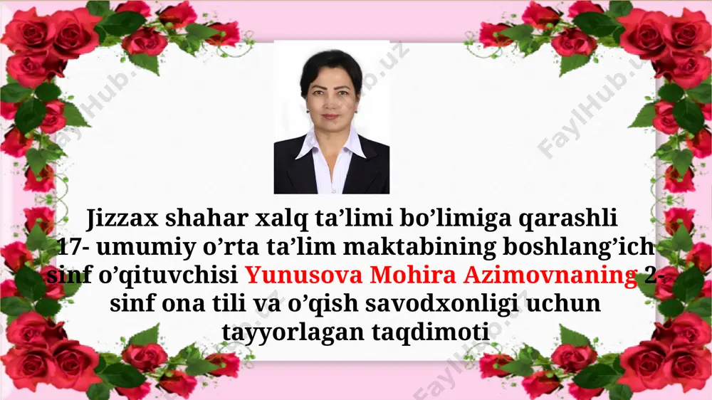 eng yaxshi sovg'a ochiq dars — PPTX