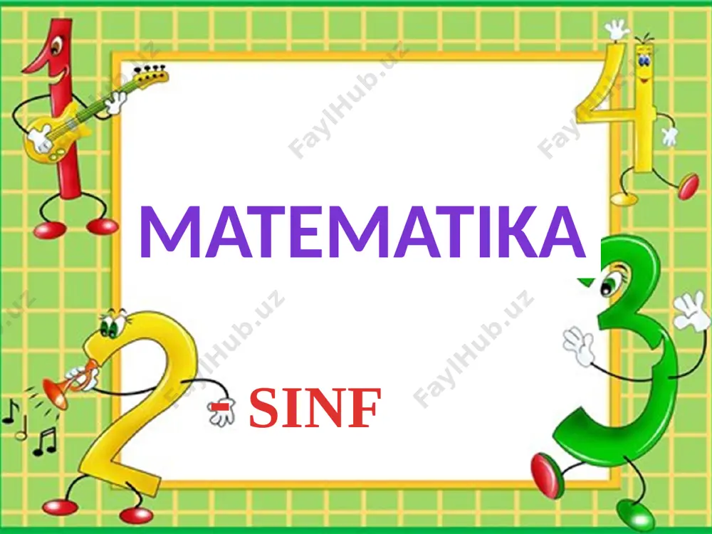 2-sinf — PPTX
