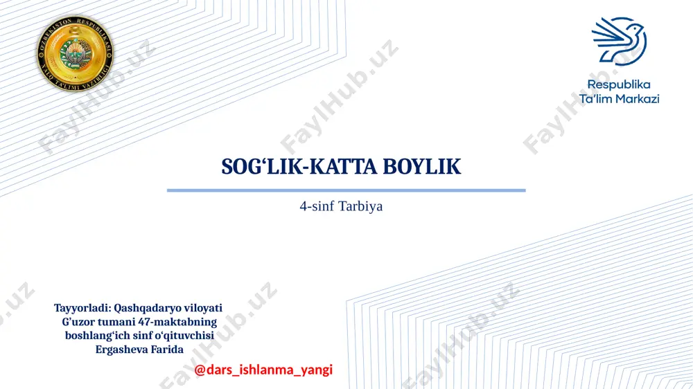 4-sinf tarbiya 30.sog‘lik – katta boylik+ — PPTX