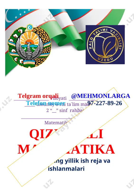 2_sinf_mmatematika_to'garak_100%_ishlangan_2021_2022_uquv_yili — DOCX