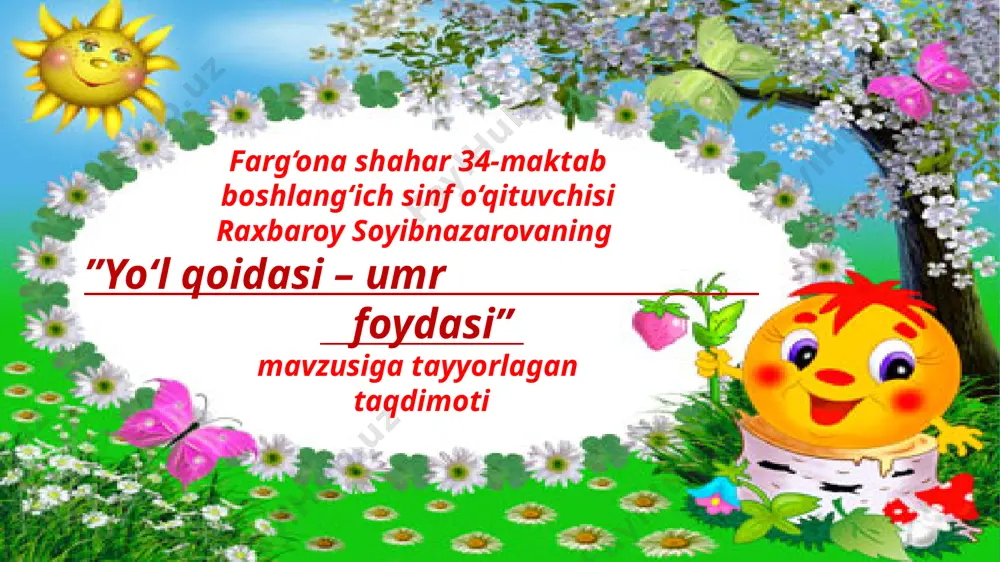 yo`l qoidasi -umr foydasi 6-soat — PPTX