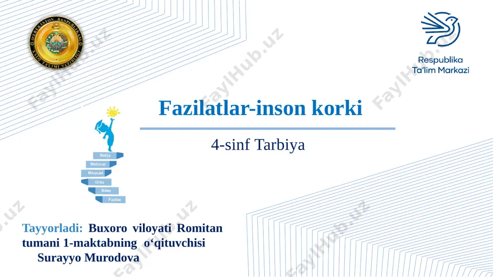 4-sinf tarbiya — PPTX