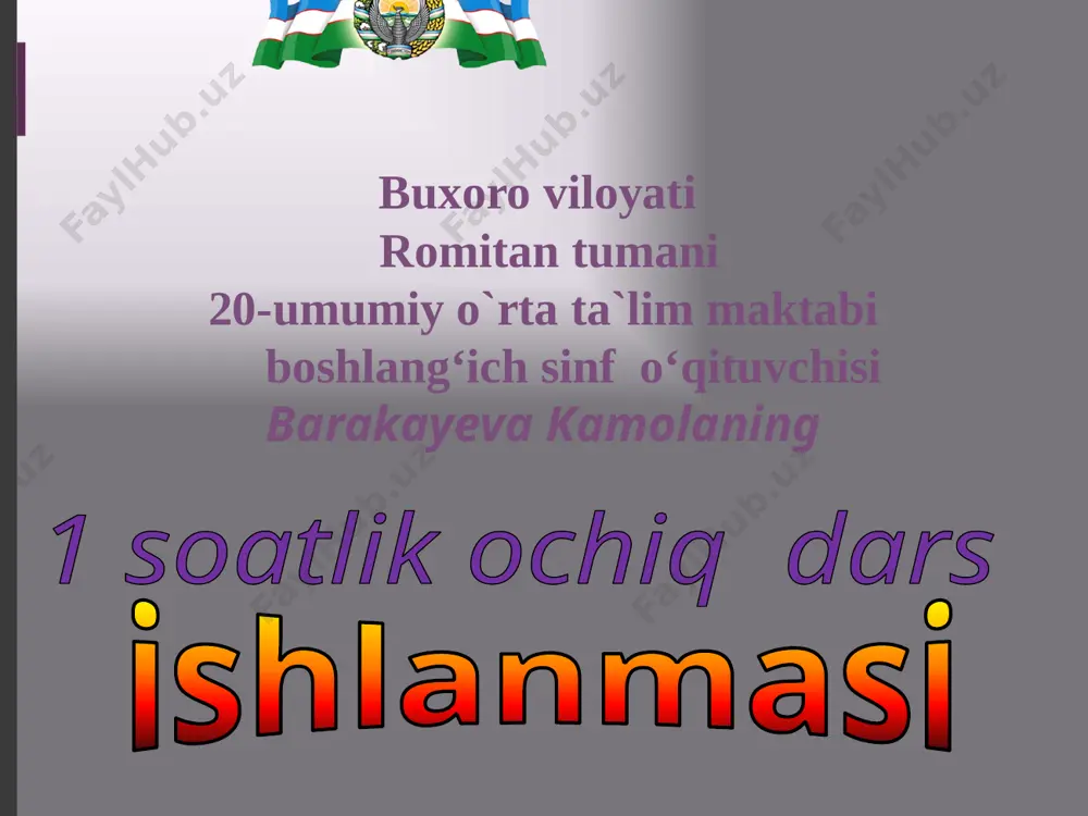 tarbiya 2sinf (1) — PPTX