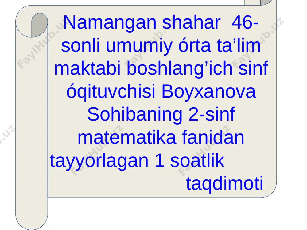 matematika.taqdimoti — PPTX