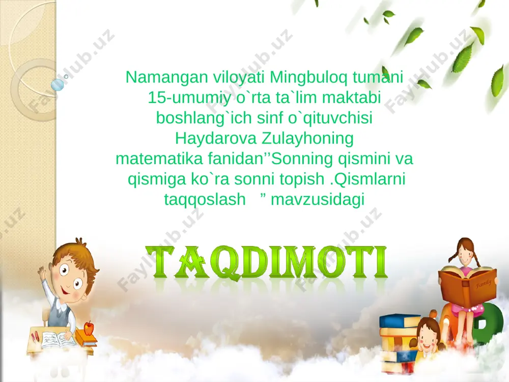 zulayho oya — PPT