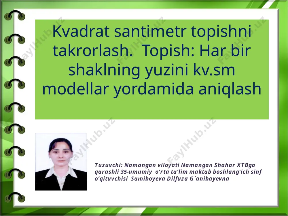 2-sinf matematika uyga vazifa uchun(1)(4) — PPTX
