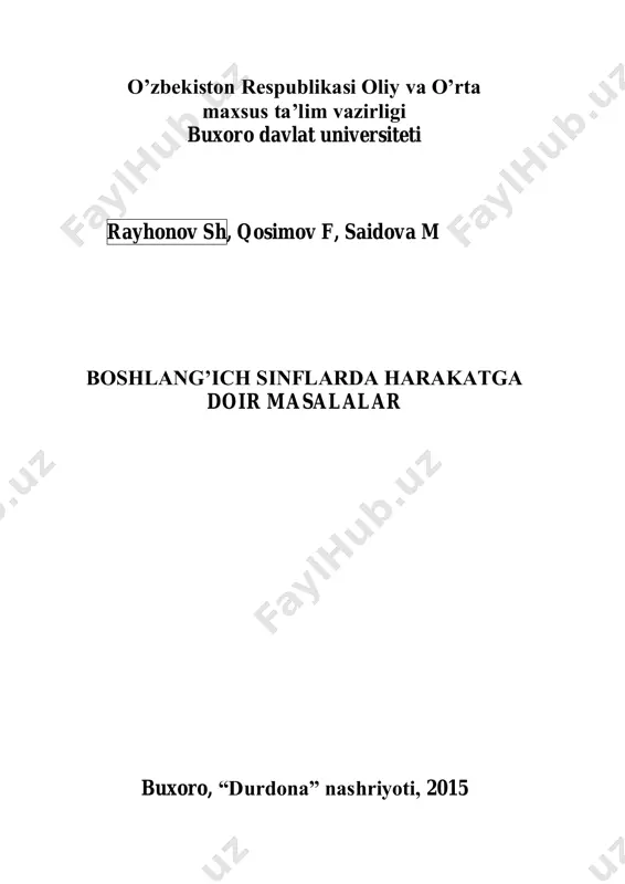 o`quv qo'llanma — PDF