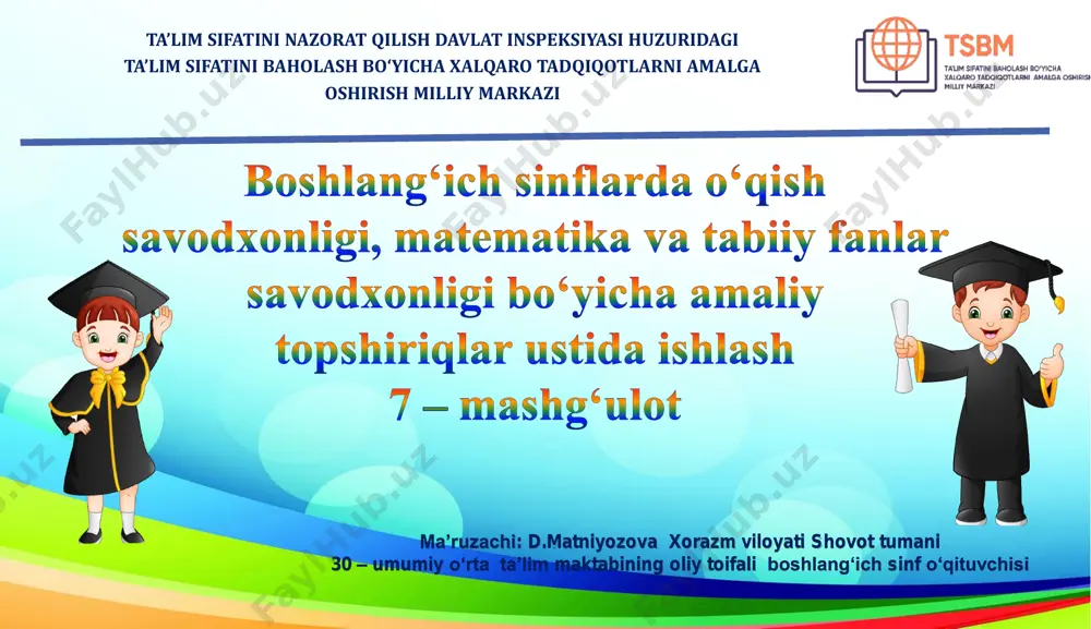 7- mashg'ulot dilfuza 30 — PDF