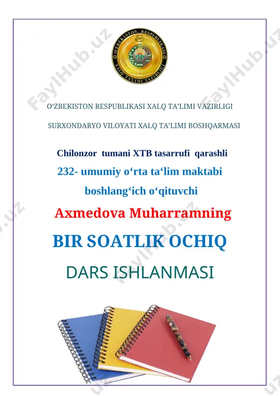 qaratqich va tushum kelishigi — DOCX
