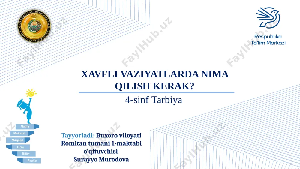4-sinf tarbiya — PPTX