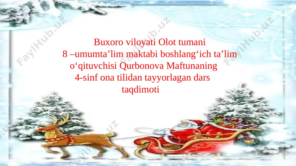 ona tili 4-sinf 151-153-mashqlar — PPTX