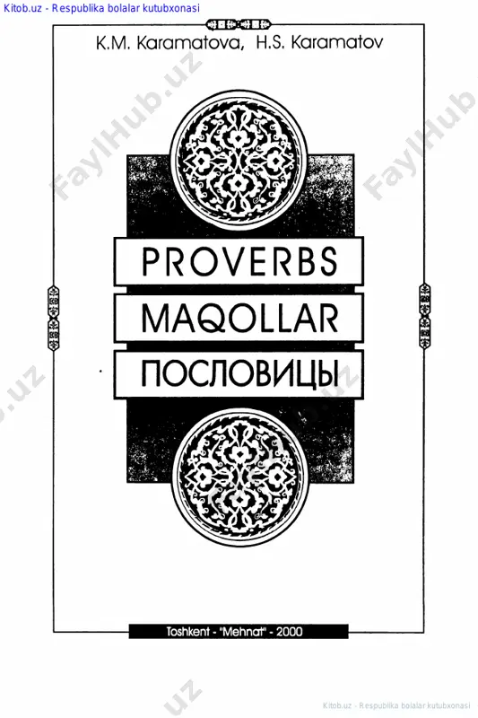 maqollar — PDF