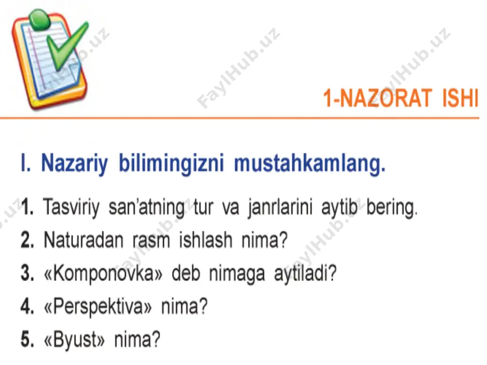 tasviriy san`at — PPTX