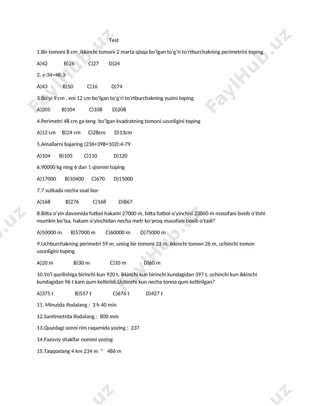ni test matem — DOCX