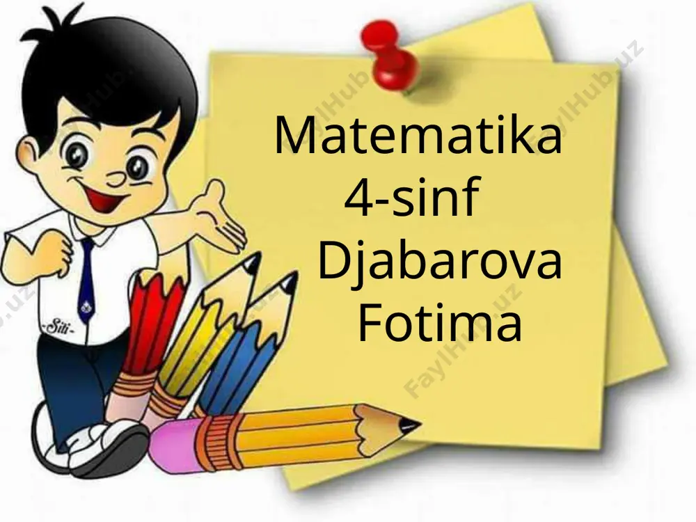 4-sinf kub — PPTX