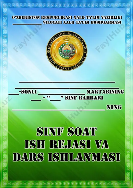 4-sinf sinf soati — DOCX