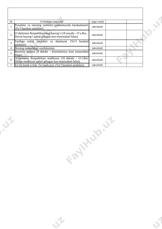 manaviyat 2 sinf k(5) — XLSX