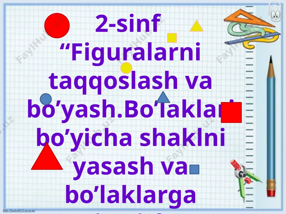 o'quv 2-sinf figura — PPTX